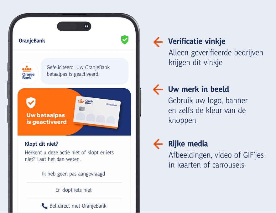 rich-business-messaging-nederland (1) Features van de RBM interface
